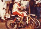Cyril Neveu sur XT500 - Dakar 1980