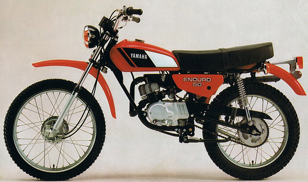 moto yamaha 50cc 1980