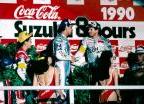 Tadahiko Taira et Eddie Lawson - 8H de Suzuka 1990