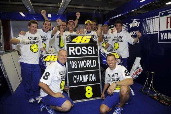 Valentino Rossi : Champion du monde 2008